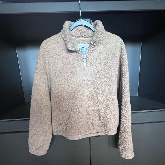 hollister teddy zip up - Picture 1 of 3